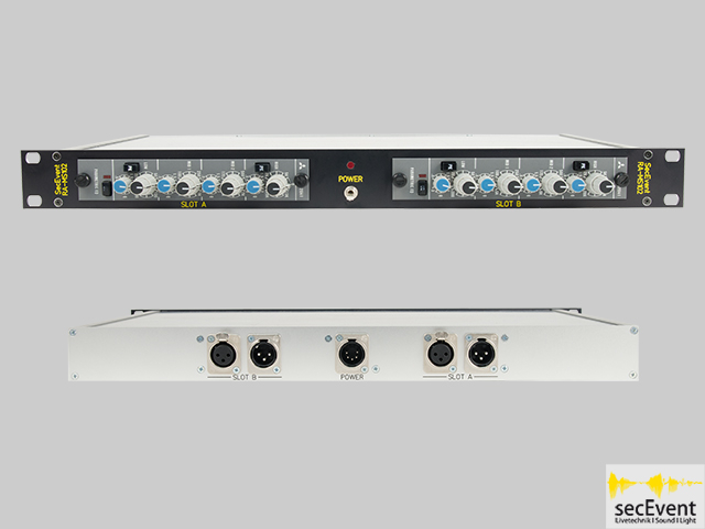 1HE Duo EQ Rack -- SecEvent RA-MS102